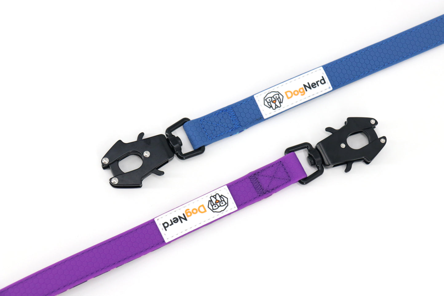 DogNerd - 6' Dog Leash - 3/4" Silicone Webbing & Neoprene w/ Canine Camo Pattern