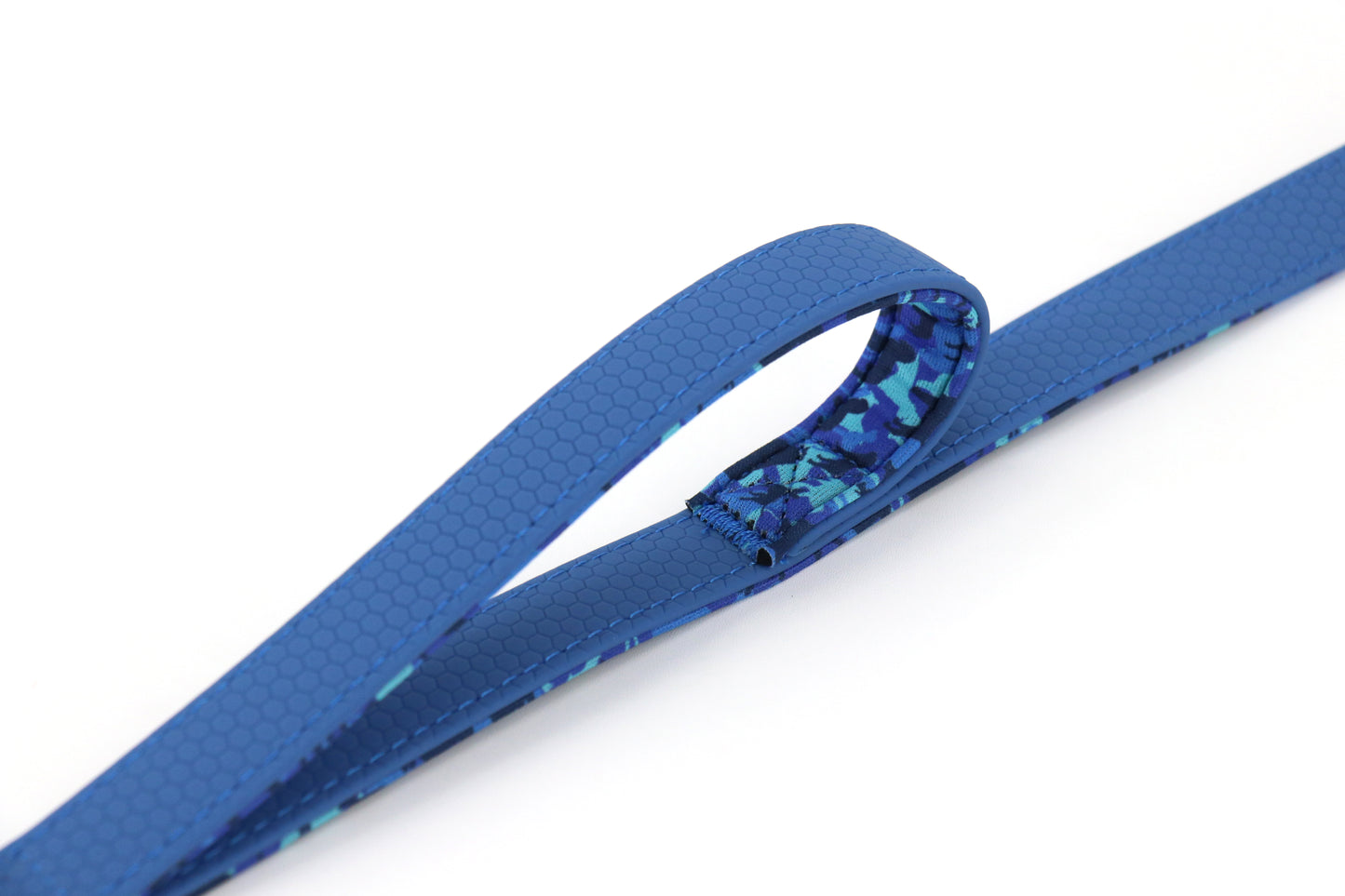 DogNerd - 8' Dual Handle Dog Leash - 3/4" Silicone Webbing & Neoprene w/ Canine Camo Pattern