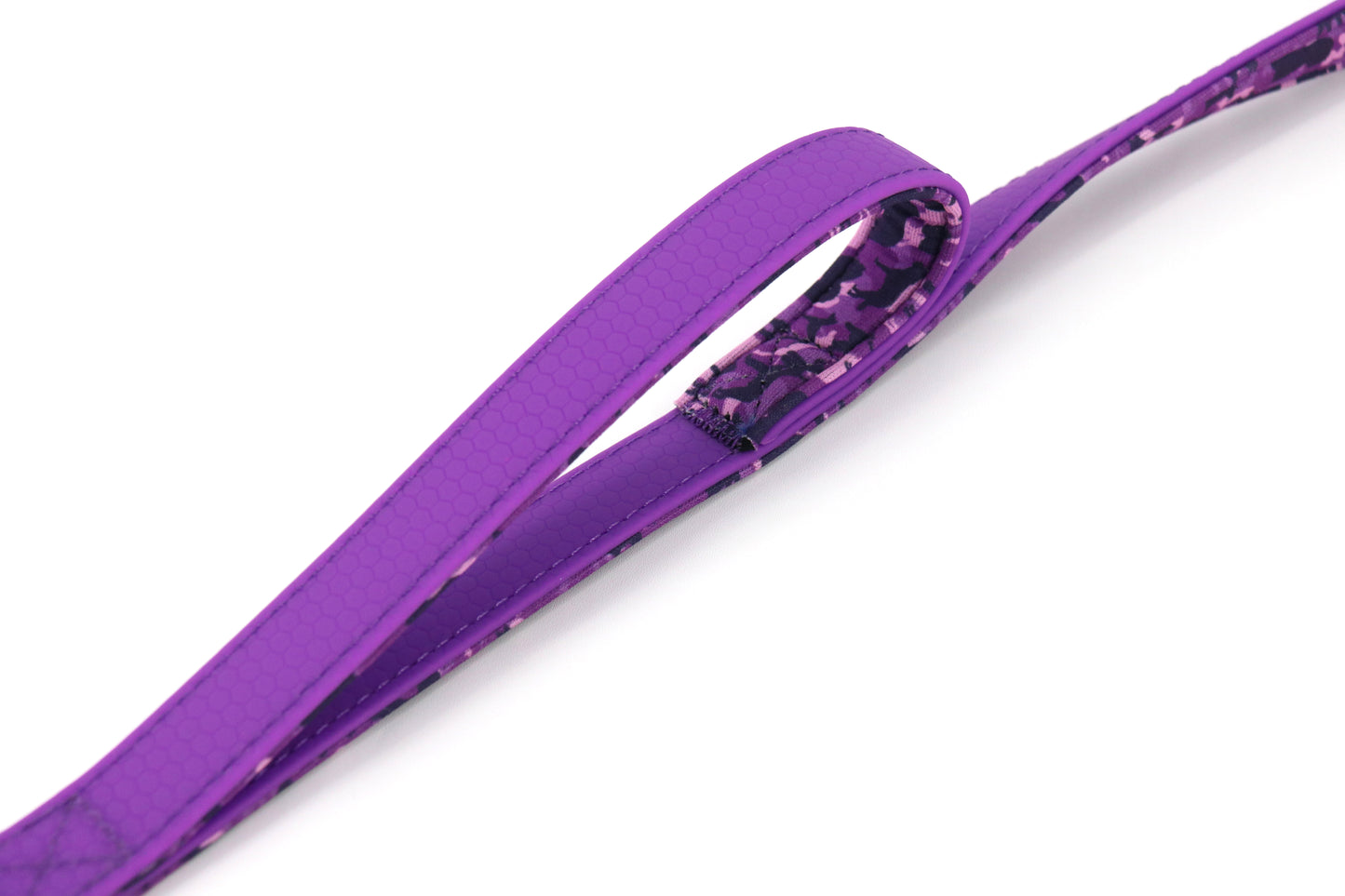 DogNerd - 8' Dual Handle Dog Leash - 3/4" Silicone Webbing & Neoprene w/ Canine Camo Pattern